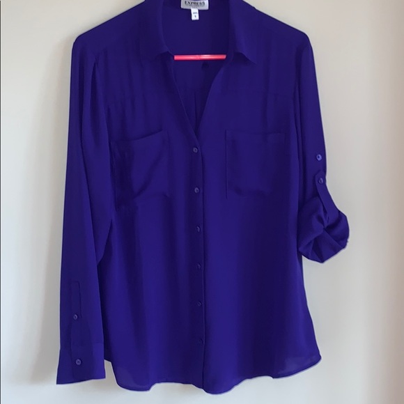 Express button down blouse - Picture 1 of 4